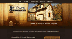 Desktop Screenshot of milestone-builders.com