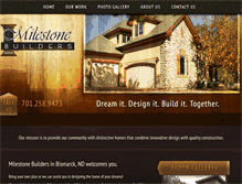 Tablet Screenshot of milestone-builders.com